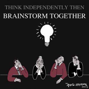 Brainstorm together